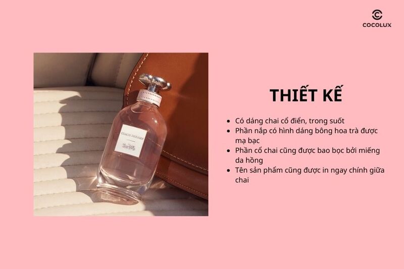 Thiết kế bao b&igrave; nước hoa Coach Dreams EDP