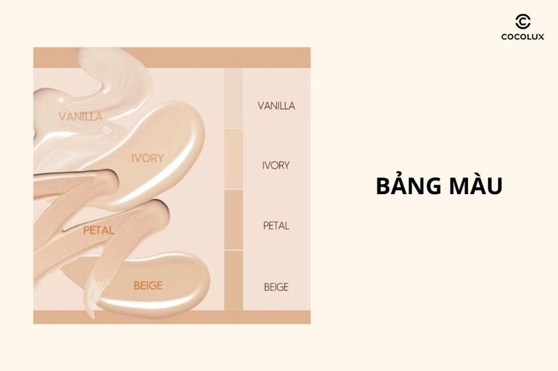 Bảng màu kem nền Espoir Pro Tailor Be Grow Foundation New Class SPF27 PA++