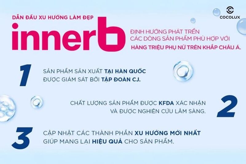 Inner B nổi bật với các sản phẩm chăm sóc sức khỏe dạng viên uống