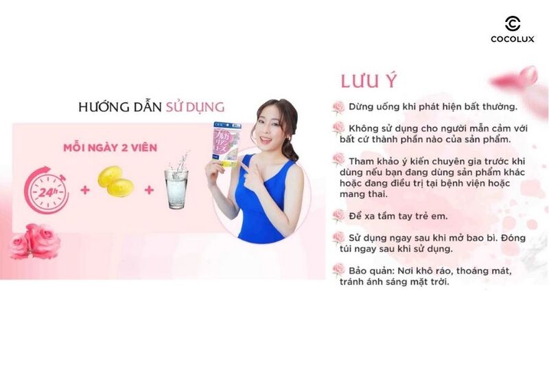 Ưu điểm và nhược điểm của viên uống DHC hoa hồng làm thơm cơ thể