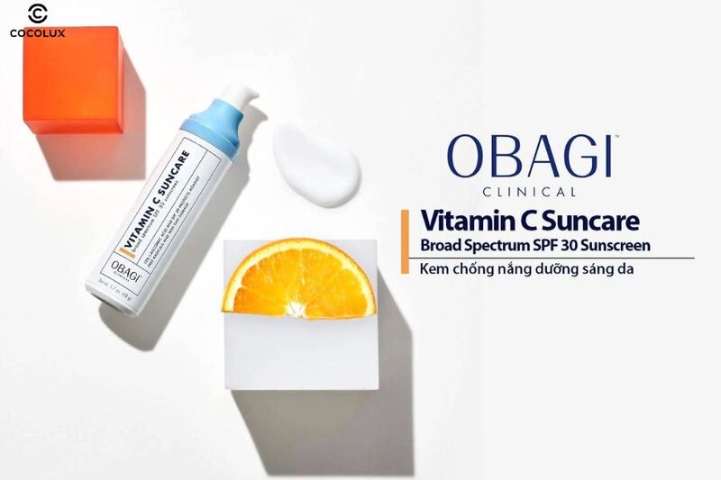 Thiết kế bao b&igrave; của Kem Chống Nắng Obagi Clinical Vitamin C Suncare SPF30