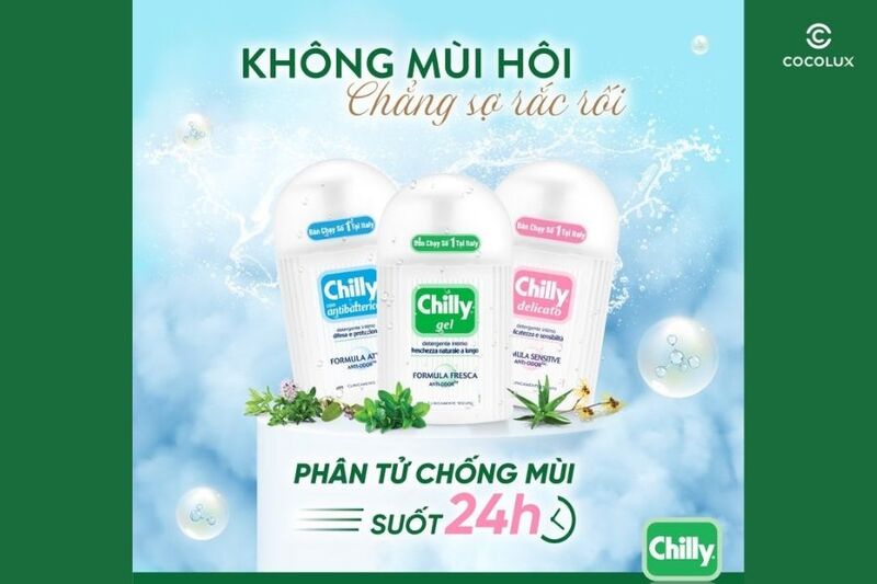 Bộ 3 sản phẩm dung dịch vệ sinh nổi tiếng của Chilly