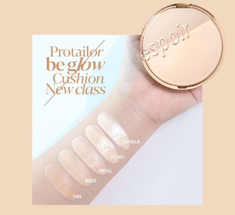 Phấn Nước Espoir Kèm Lõi Pro Tailor Be Glow - Petal