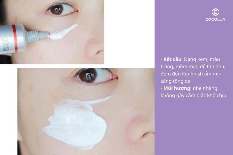 Kết cấu của kem dưỡng Melasma-x 3D Whitening Clinic Renewal 40ml