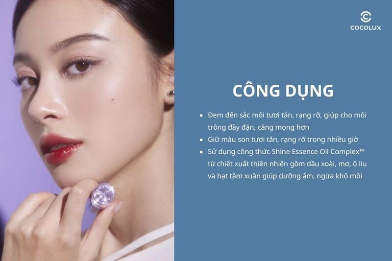 Công dụng của son kem Ofelia Lolli Glow Tint