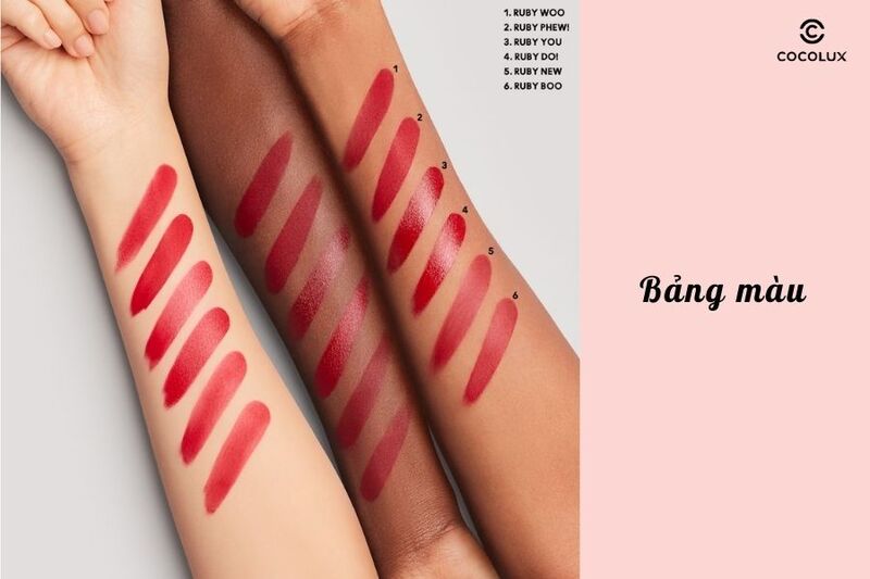 Một số màu son của son kem MAC Powder Kiss Liquid Lipcolour