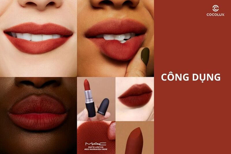 Công dụng của son kem MAC Powder Kiss Liquid Lipcolour