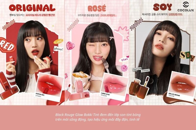 Công dụng của son tint Black Rouge Glow Bokki Tint