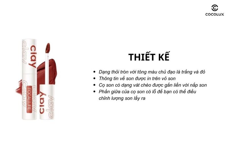 Thiết kế của son kem Focallure True Matte Liquid Lipstick FA179