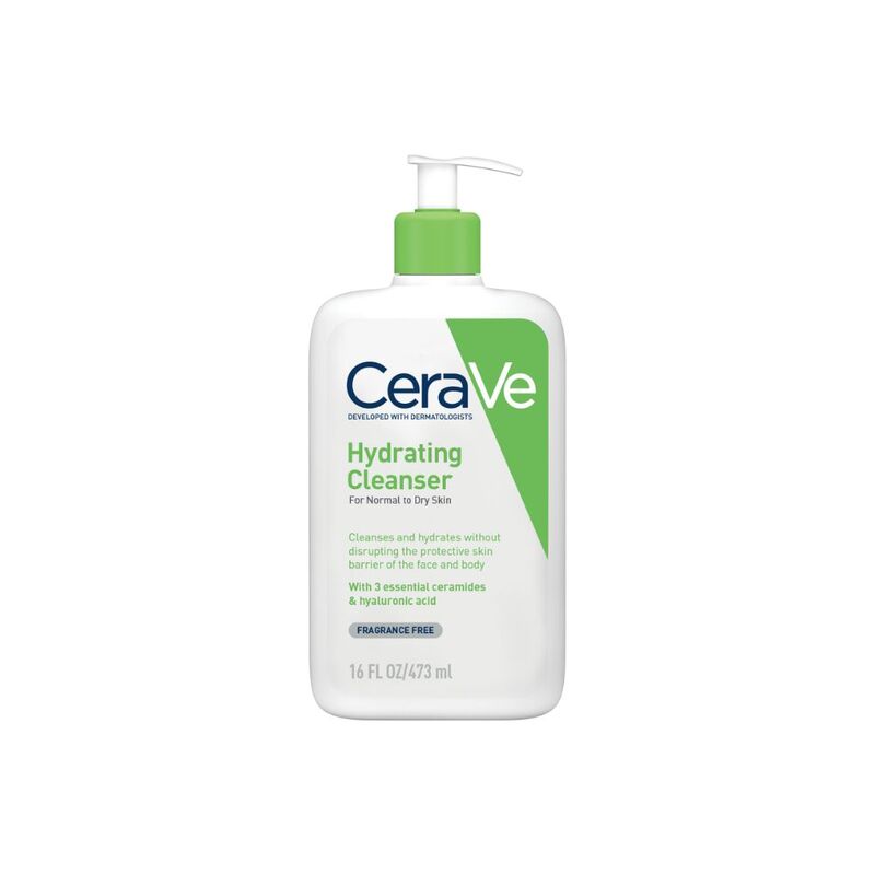 Sữa Rửa Mặt CeraVe Hydrating Facial Cleanser Màu Xanh Lá 473ml