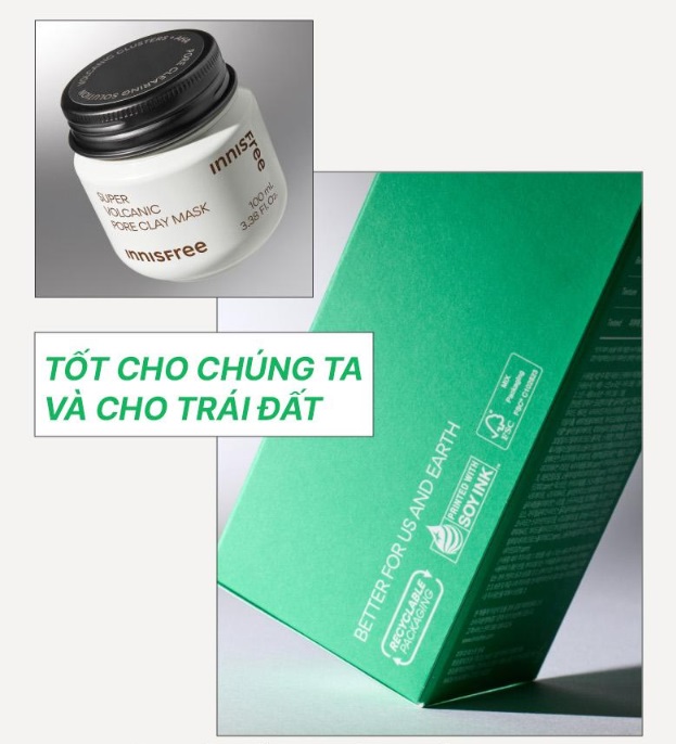 Mặt Nạ Đất Sét Innisfree Super Volcanic Pore Clay Mask 2X