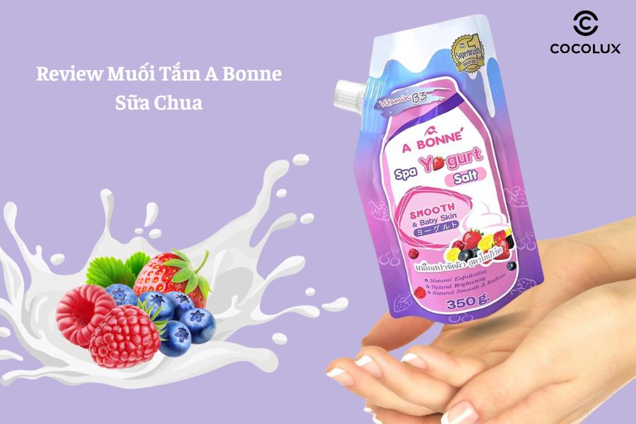 Review&nbsp; Muối Tắm A Bonne Sữa Chua - B&iacute; Quyết L&agrave;n Da Mịn M&agrave;ng, Trắng S&aacute;ng