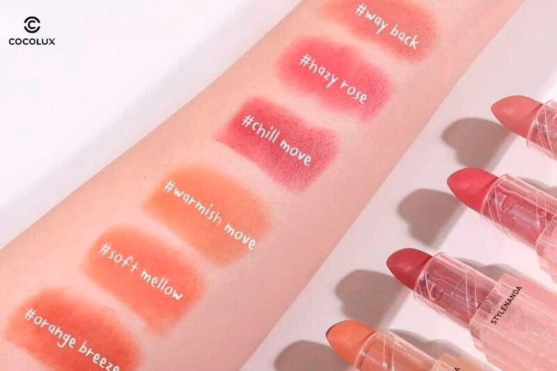 Son 3CE Vỏ Trong Soft Matte Lipstick Clear Layer Warm&Cold Edition