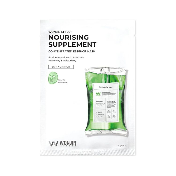 Mặt Nạ Wonjin Effect Nourising Supplement Concentrated Essence Mask - Truyền Năng Lượng (Xanh Lá)