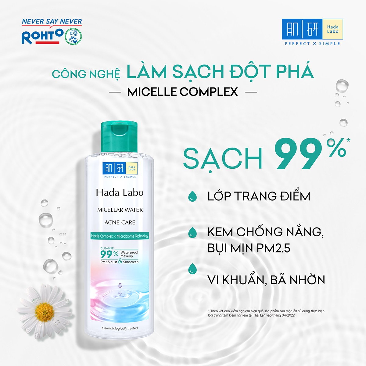 Nước Tẩy Trang Hada Labo Sạch Sâu Cho Da Mụn, Nhạy Cảm 240ml