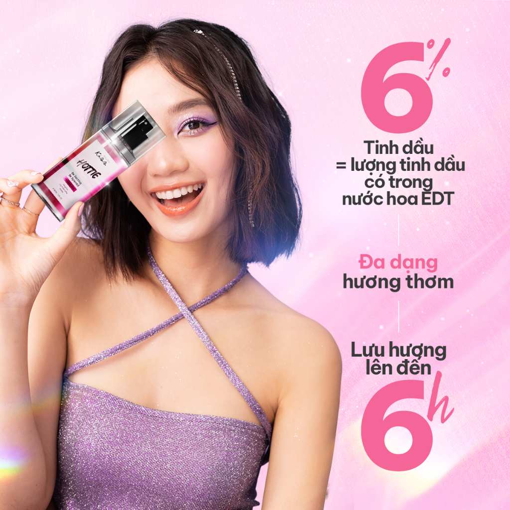 Xịt Thơm Toàn Thân Hương Nước Hoa Kiss My Body 88ml - Hottie