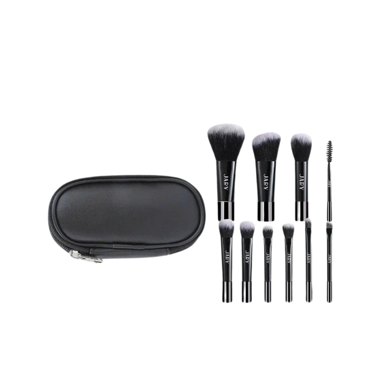 Bộ Cọ Jary Túi Da PU Set 10 Cây Black