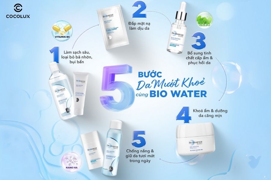 Hướng dẫn sử dụng bộ sản phẩm Bio Essence dưỡng ẩm v&agrave; phục hồi chuy&ecirc;n s&acirc;u