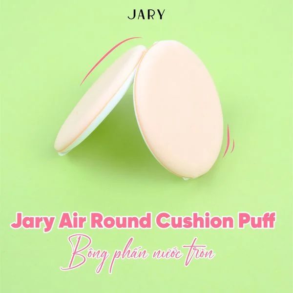 Bông Phấn Nước Jary Air Round Cushion Puff