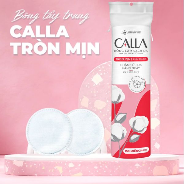 Bông Tẩy Trang Calla 150 Miếng