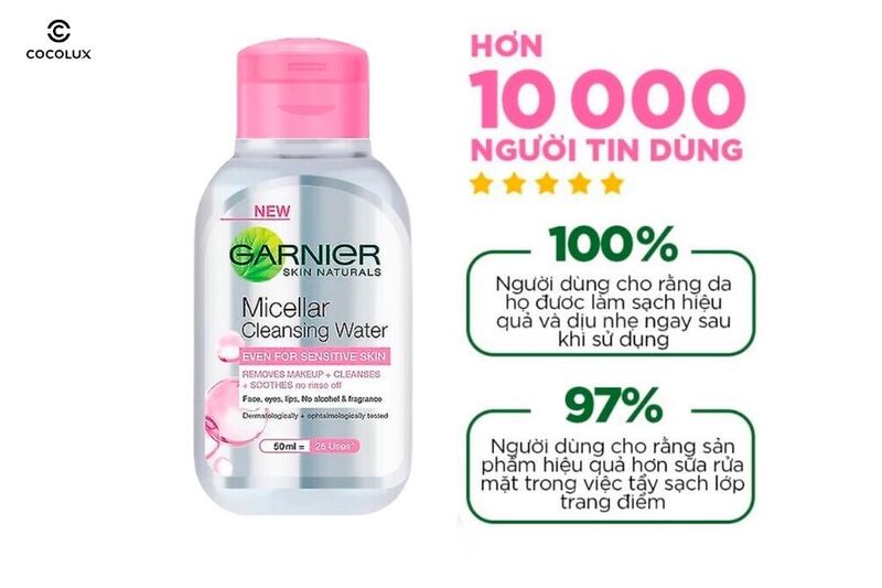 Cảm nhận từ khách hàng khi sử dụng Nước Tẩy Trang Garnier Hồng Micellar Cleansing Water For Sensitive Skin Cho Da Nhạy Cảm 