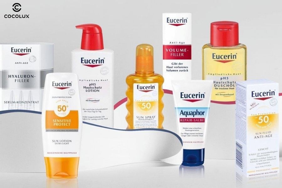 Các sản phẩm đến từ thương hiệu Eucerin