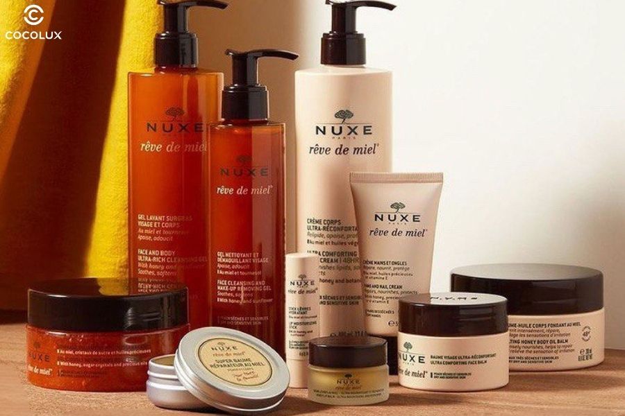 Một số sản phẩm đến từ thương hiệu Nuxe