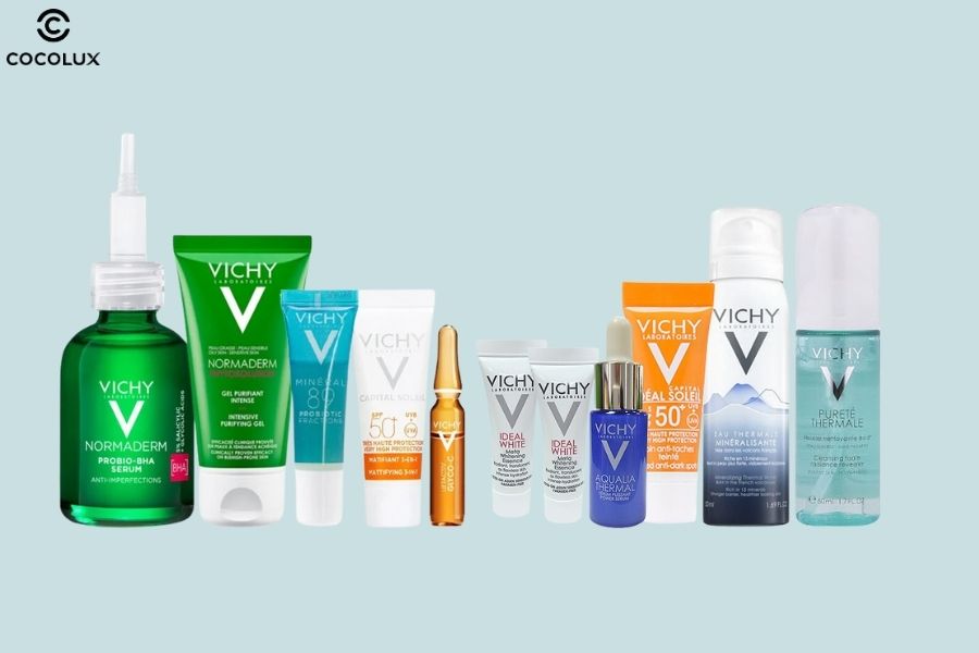 Các sản phẩm đến từ thương hiệu Vichy