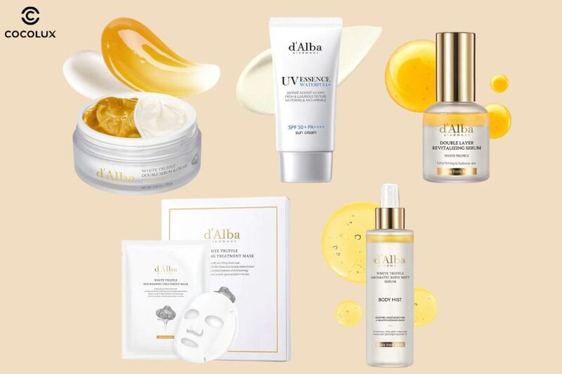 Một số sản phẩm đến từ thương hiệu D'Alba