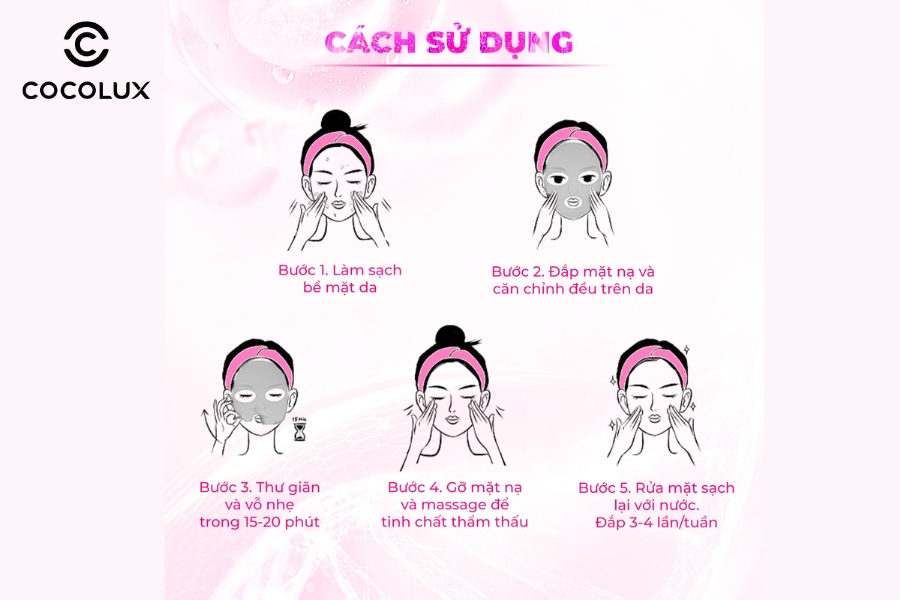 C&aacute;ch d&ugrave;ng mặt nạ Foodaholic Premium