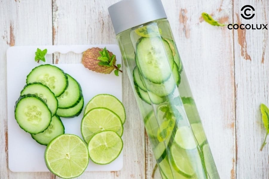 Làm xịt khoáng tại nhà bằng dưa chuột