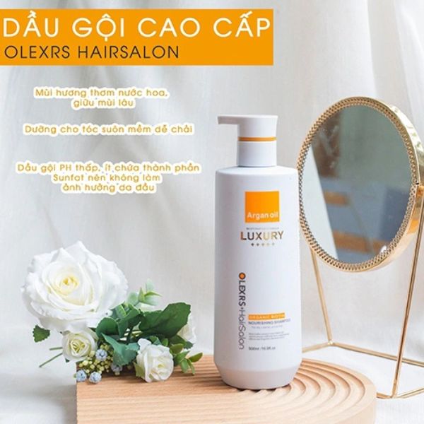 Cặp Dầu Gội Xả Olexrs Hair Salon Ngăn Ngừa Rụng Tóc  - Luxury 500ml