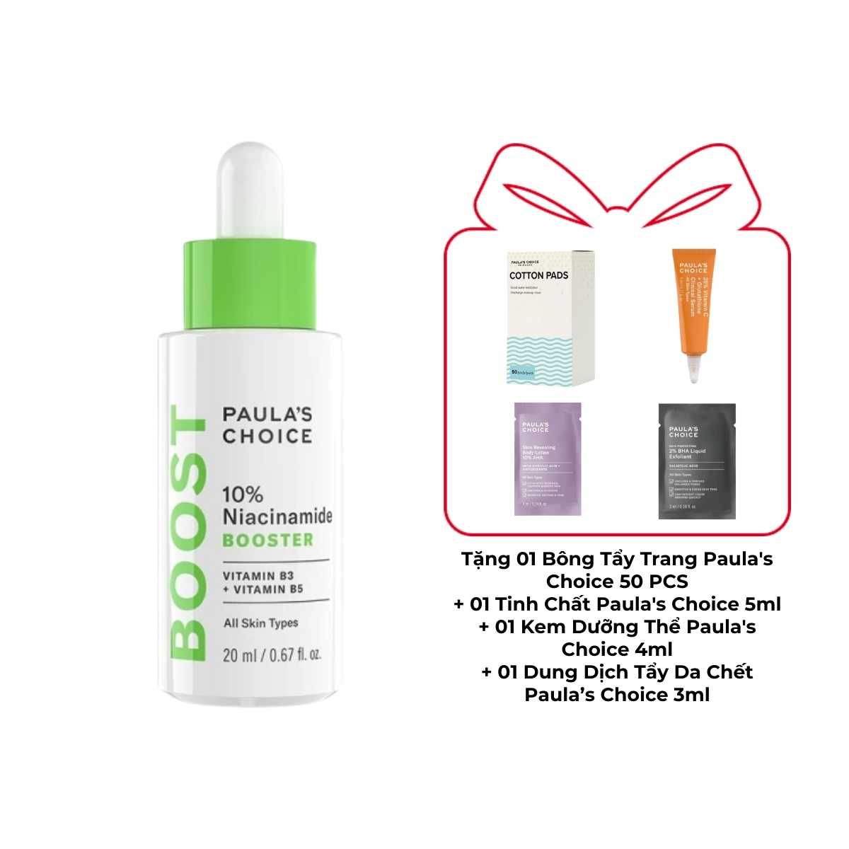Tinh Chất Paula's Choice 10% Niacinamide Booster Se Khít Lỗ Chân Lông 20ml