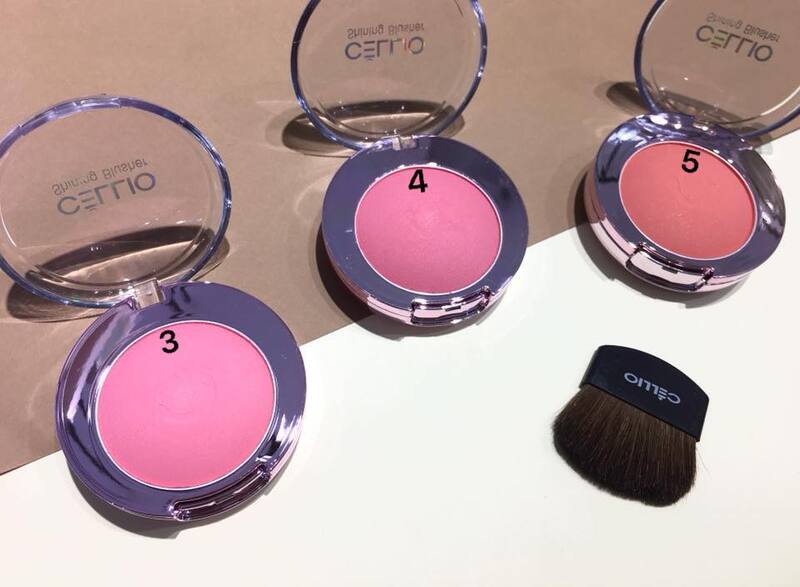 Phấn Má Cellio Shining Blusher Ngọc Trai 8g