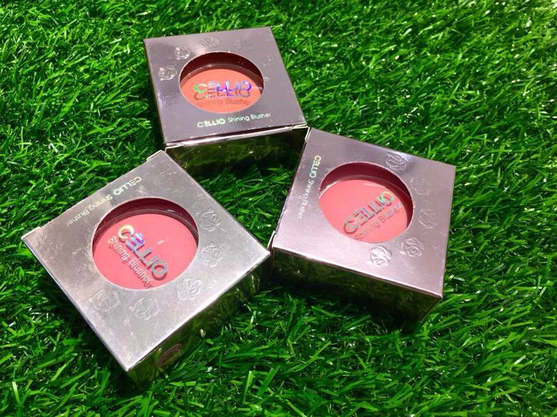 Phấn Má Cellio Shining Blusher Ngọc Trai 8g