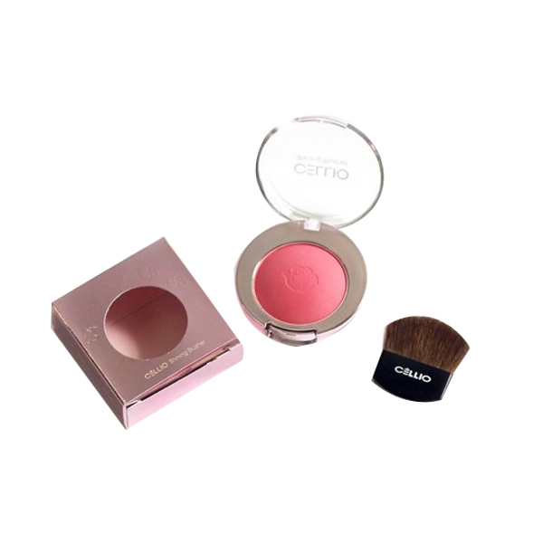 Phấn Má Cellio Shining Blusher Ngọc Trai 8g