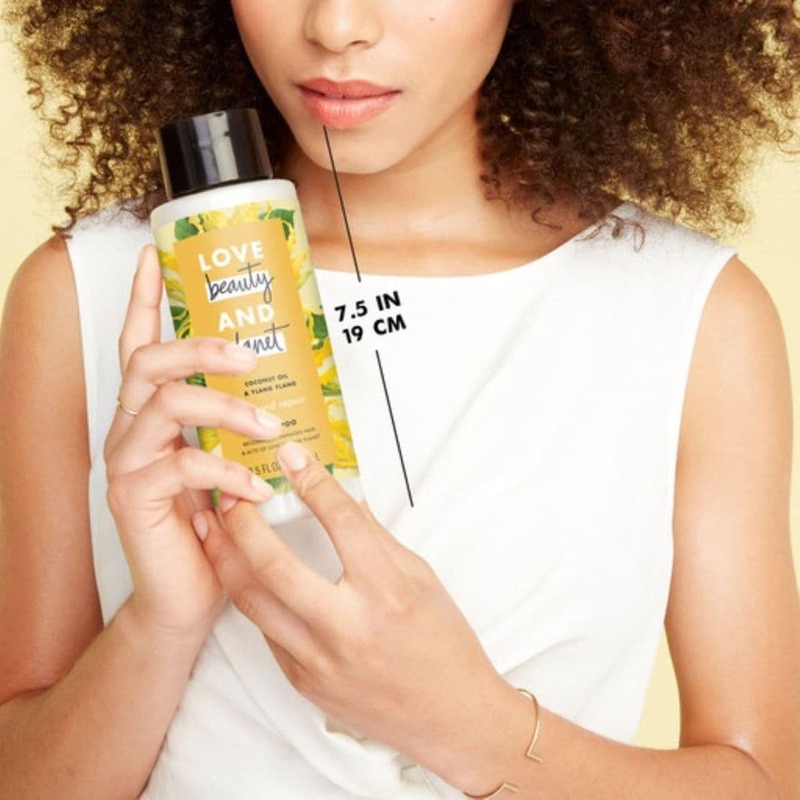 Dầu Gội Love Beauty & Planet Hope And Repair Phục Hồi Tóc Hư Tổn 400ml (Vàng)