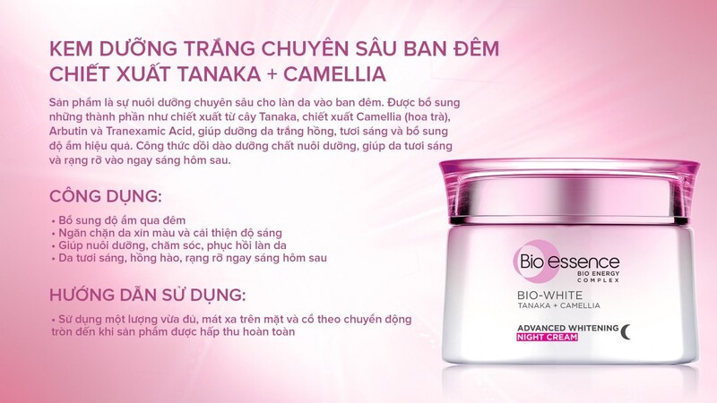 Kem Dưỡng Bio-essence Bio-White Night Cream Làm Sáng Da Chuyên Sâu Ban Đêm 50g