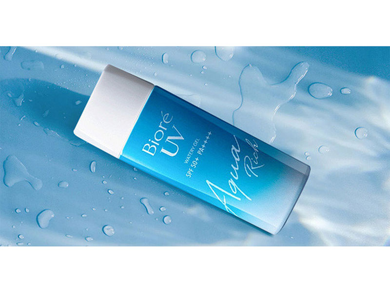 Gel Chống Nắng Biore UV Aqua Rich Watery Gel SPF50+ PA++++ Màng Nước Dưỡng Ẩm 90ml