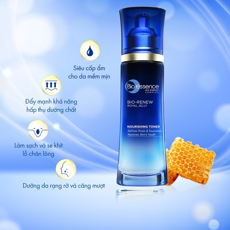 Nước Hoa Hồng Bio Essence Bio-Renew Dưỡng Da Tươi Trẻ