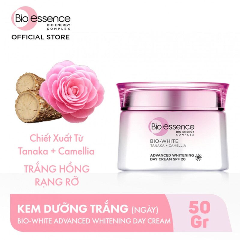 Kem Dưỡng Bio-Essence Bio-White Day Cream SPF20 Làm Sáng Da Chuyên Sâu Ban Ngày 50g