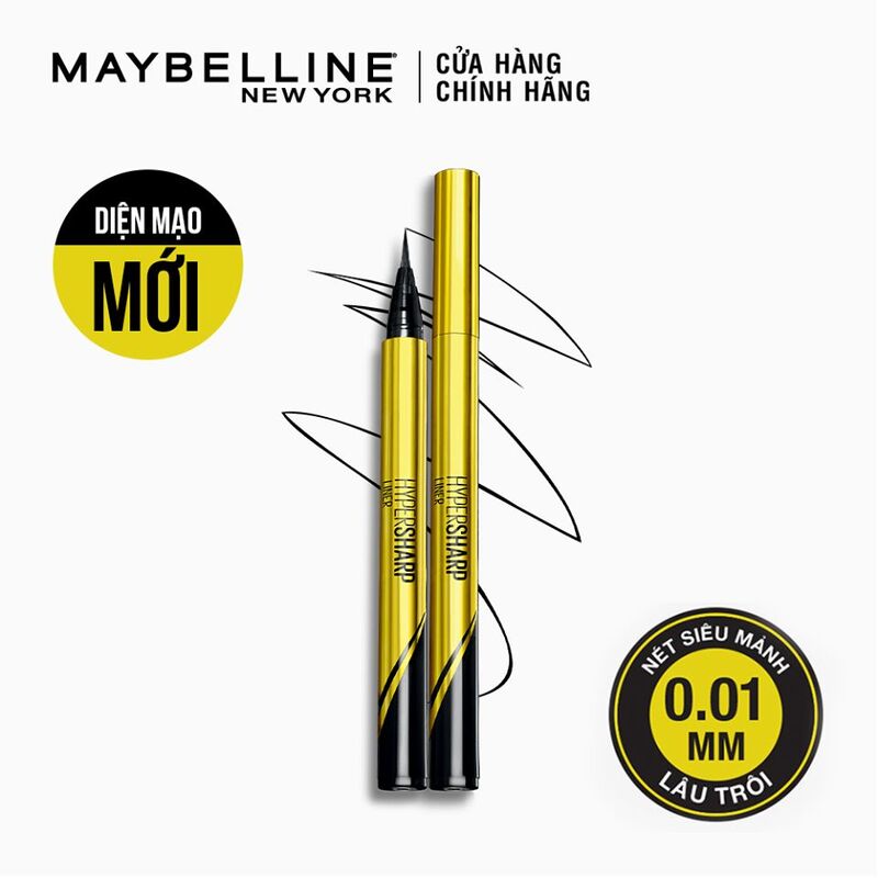 Kẻ mắt nước sắc mảnh hyper sharp liner Maybelline MC
