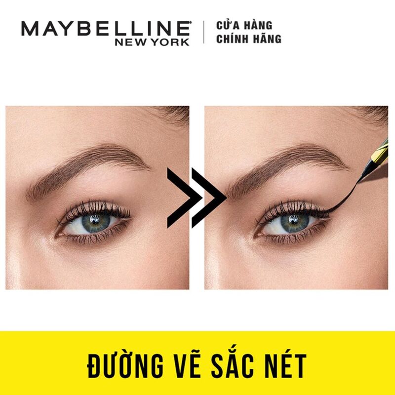 Kẻ mắt nước sắc mảnh hyper sharp liner Maybelline MC