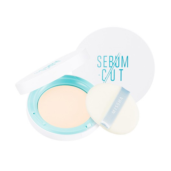 Phấn Phủ Missha Sebum Cut #2 Clear Peach Dạng Nén