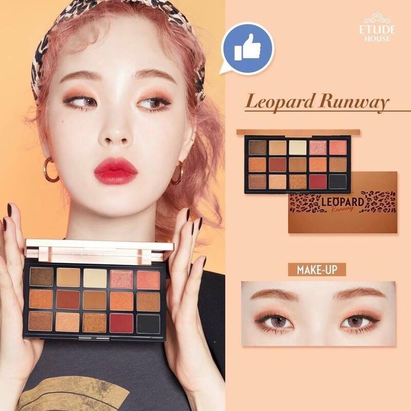 Phấn Mắt 15 Ô Etude House Play Color Eye Palette Leopard Runway