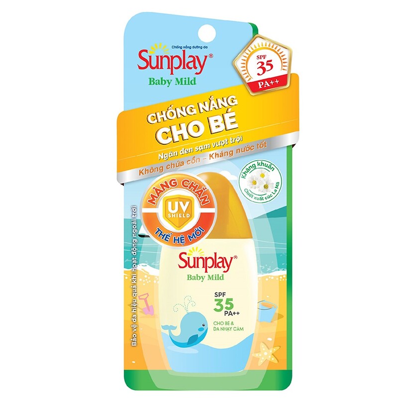 Sữa Chống Nắng Sunplay Baby Mild Cho Bé Và Da Nhạy Cảm 30g