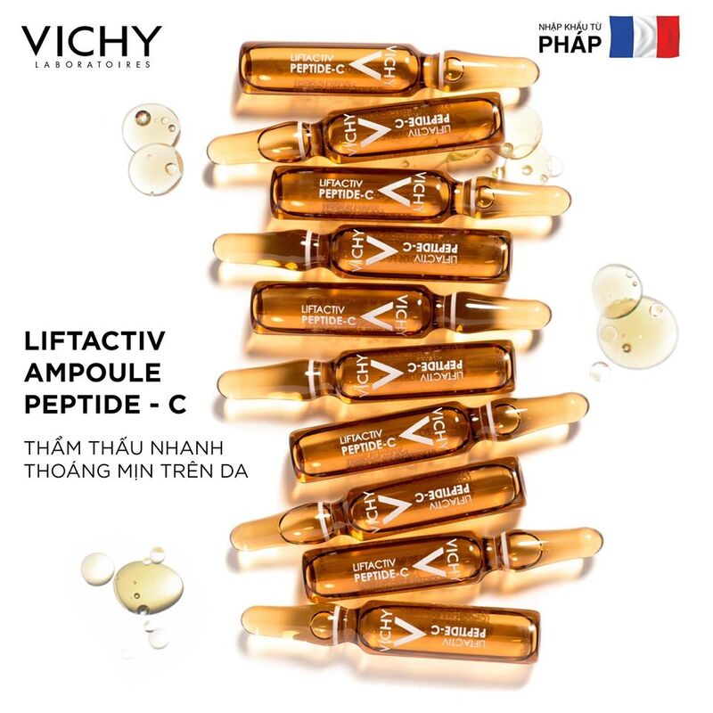 Dưỡng Chất AMPOULE PEPTIDE- C Cô Đặc Giảm Nếp Nhăn VICHY