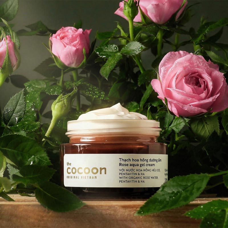 Kem Dưỡng Cocoon Dưỡng Ẩm Dạng Thạch Hoa Hồng 30ml