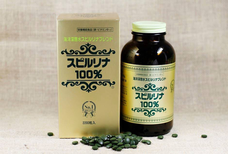 Viên Uống Spirulina Tảo Biển Xoắn Nhật 2200 Viên