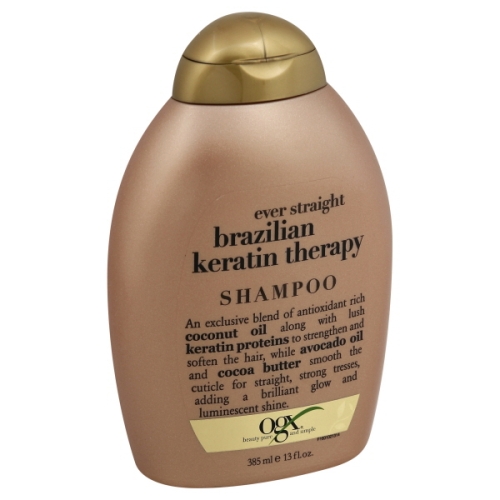 Dầu Gội OGX Ever Straightening + Brazilian Keratin Therapy Dưỡng Tóc Suôn Mượt 385ml